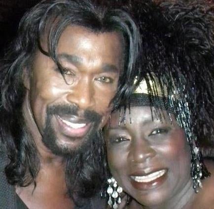 <p>Ebony Jo-Ann with Nick Ashford </p>