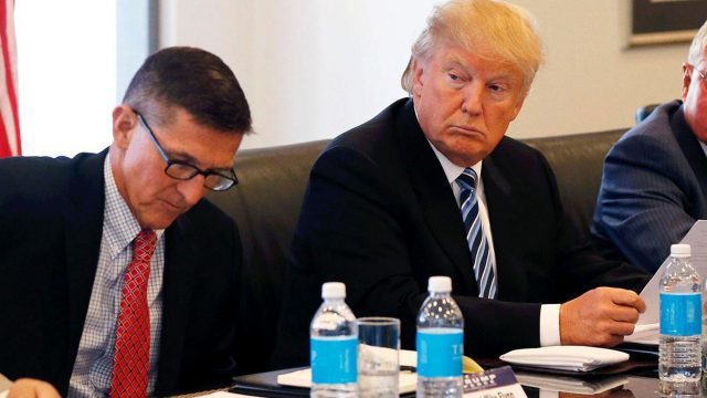 <p>Individuals like former National Security Adviser Michael Flynn (left) have served within the President’s closely guarded “inner circle” - a small group of people that may serve to fill a void for the President in an attempt to maintain a stable sense of self; attempts that may increasingly fail as his suspicion and paranoia increase and ongoing investigations escalate.</p>