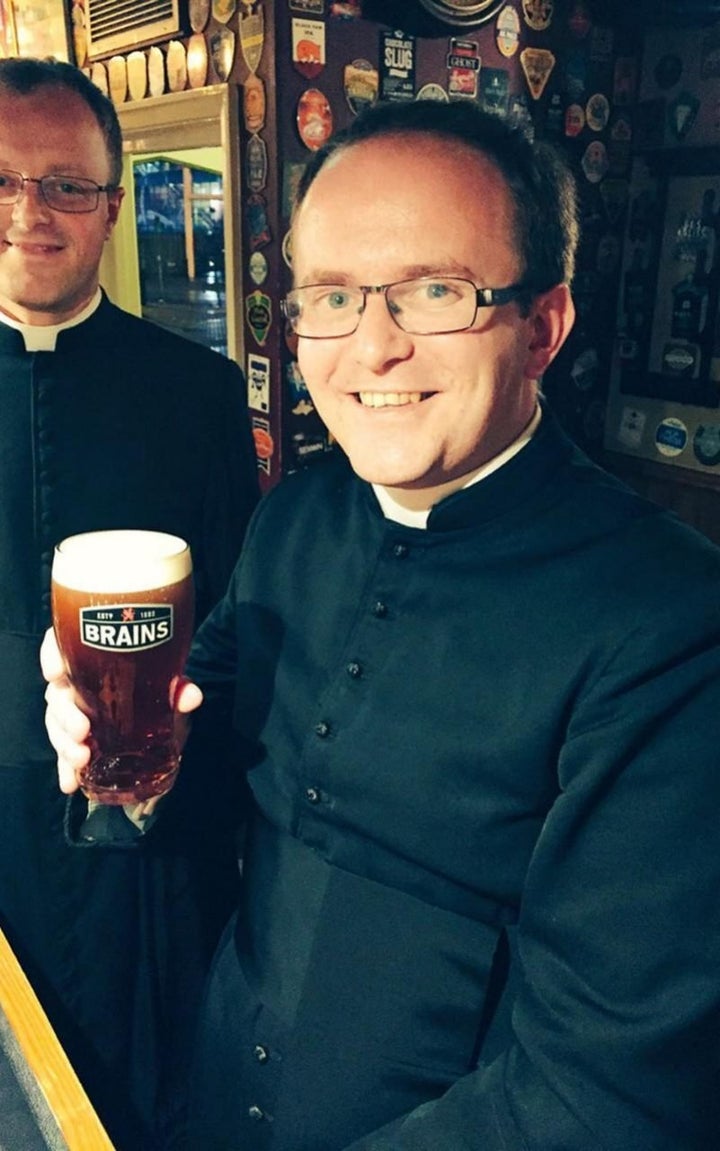 Thankfully the priests were beckoned back to the pub and given a round on the house 