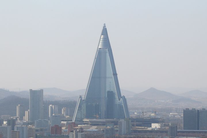 There is speculation the Ryugyong Hotel, pictured in 2011, could be about to open 