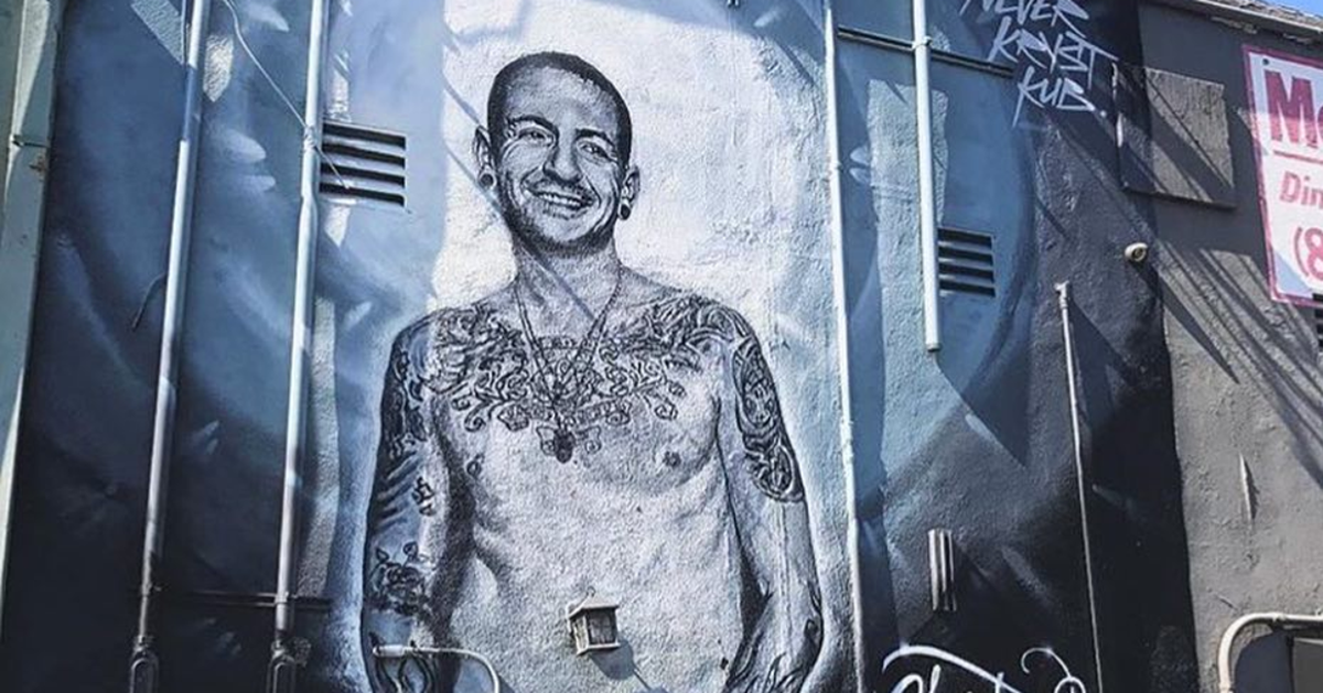 California Artist Honors Chester Bennington With Stunning Mural ...