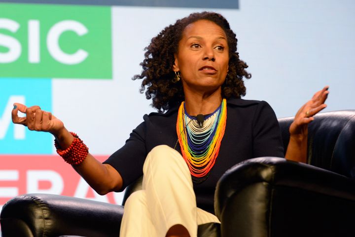 Facebook Global Director of Diversity Maxine Williams speaks onstage at "#YesWeCode: From The 'Hood To Silicon Valley" during 2015's SXSW.