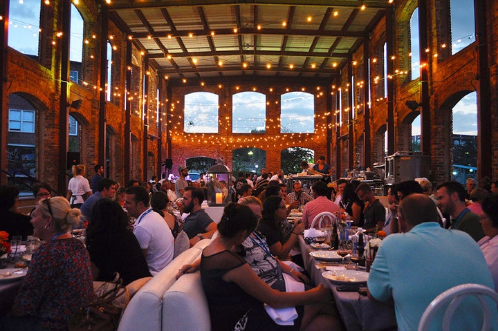 Euphoria Greenville closes with Sunday Supper in the beautiful Wyche Pavilion.