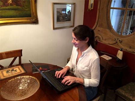 <em>Proof that work is part of my "Unretirement" </em>