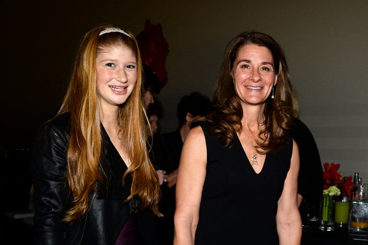 Gates with her oldest daughter, Jennifer, in 2013.