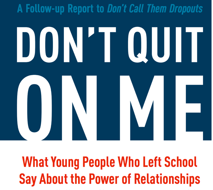 Experiencing a major mental health issue is one of the seven most common reasons young people drop out of high school, according to the Center for Promise report Don’t Quit on Me.