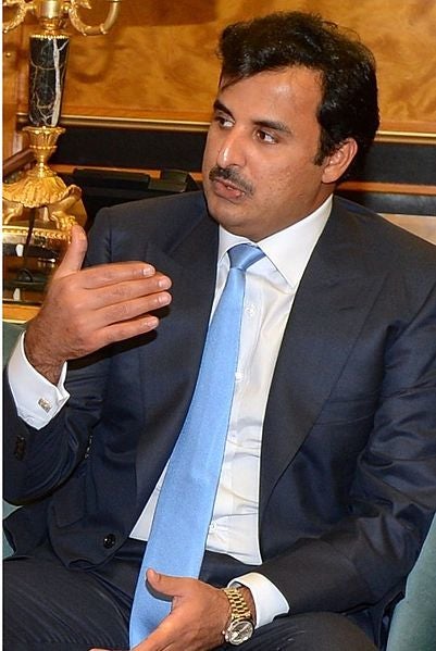 Qatar’s ruler, Emir Tamim Al Thani, <a rel="nofollow" href="https://commons.wikimedia.org/wiki/File:Tamim_bin_Hamad_Al_Thani_