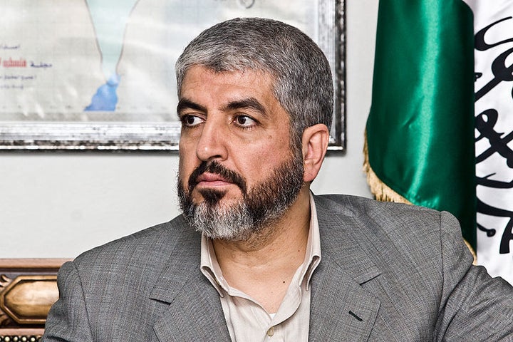 Hamas leader Khaled Meshal, January 2009