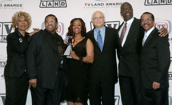 Lear attends the TV Land Awards with the "Good Times" cast in March 2006.