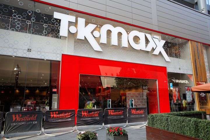 Atmosphere before Sarah-Jane Crawford officially opens the new TK Maxx at Westfield Stratford City on September 4, 2014 in London, England.