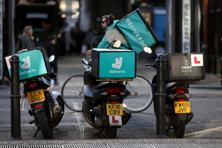 Deliveroo drivers are turning down jobs over fears they will be targeted by thieves 