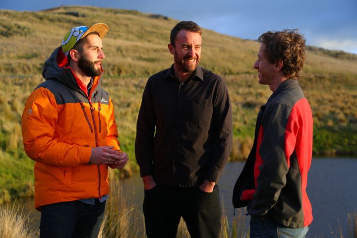 Adrien Taylor, left, Dr. Dan Price and Jeff Willis launched "Trump Forest" out of sheer frustration with the Trump administration's dismantling of U.S. climate change policy.