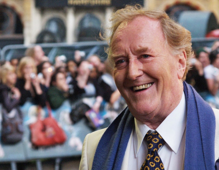 Robert Hardy at the premiere of