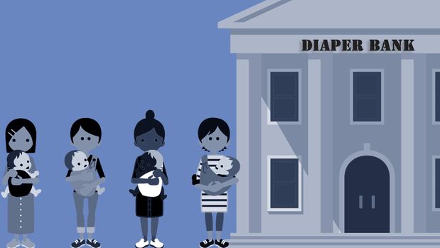 Bad Jobs And No Welfare Give Rise To A New Type Of Charity: The Diaper Bank