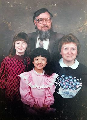 Neville family portrait circa 1991
