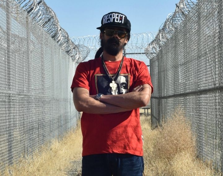 Damian Marley in 2016 at Claremont Custody Center in Coalinga, CA, which has since been transformed into cannabis growing facility