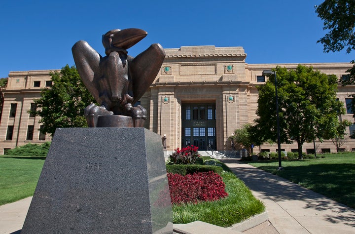 University of Kansas campus in Lawrence, KS.