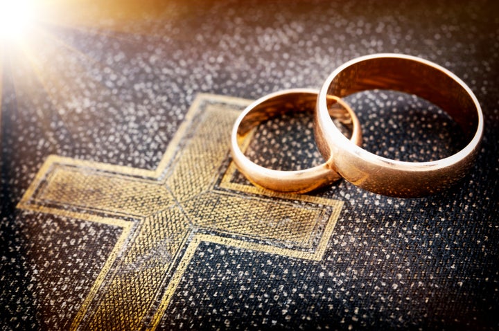 Catholic weddings are typically presided over by a priest.