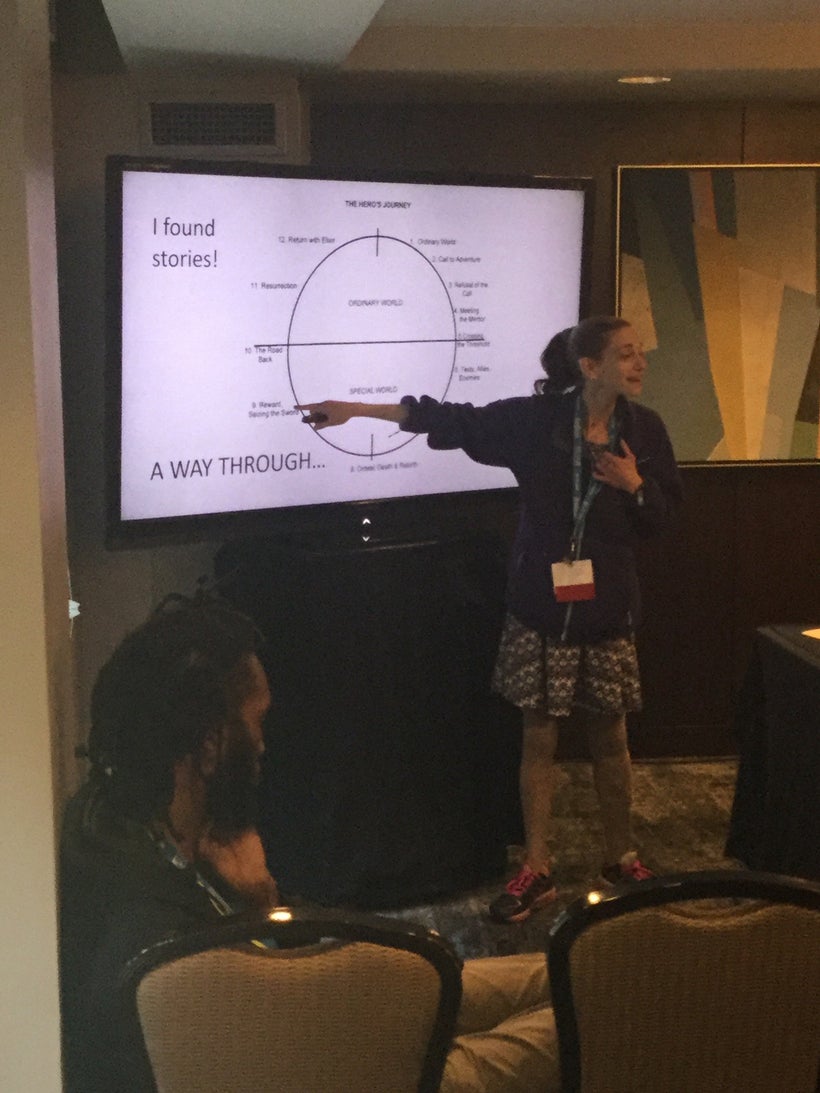 <a rel="nofollow" href="https://amyoes.com/ptsd" target="_blank">Speaking about hero's journey and trauma...</a>