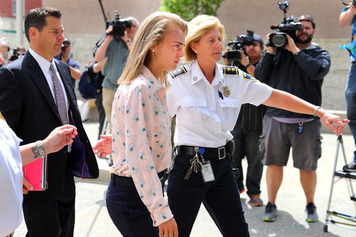 Michelle Carter arrives at the courthouse in June to hear the verdict in her trial.