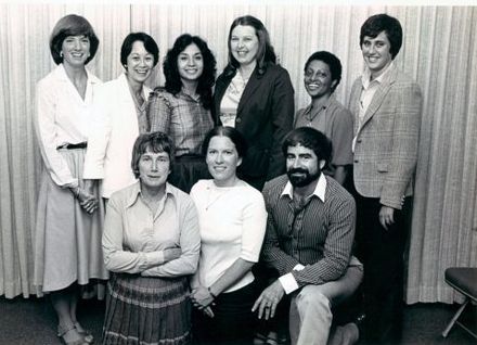 1980 National Advisory Women Veteran Committee with Shad Meshad, then Director of the Western US Vet Centers and currently President, National Veterans Foundation