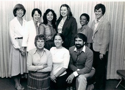 1980 National Advisory Women Veteran Committee with Shad Meshad, then Director of the Western US Vet Centers and currently Pr