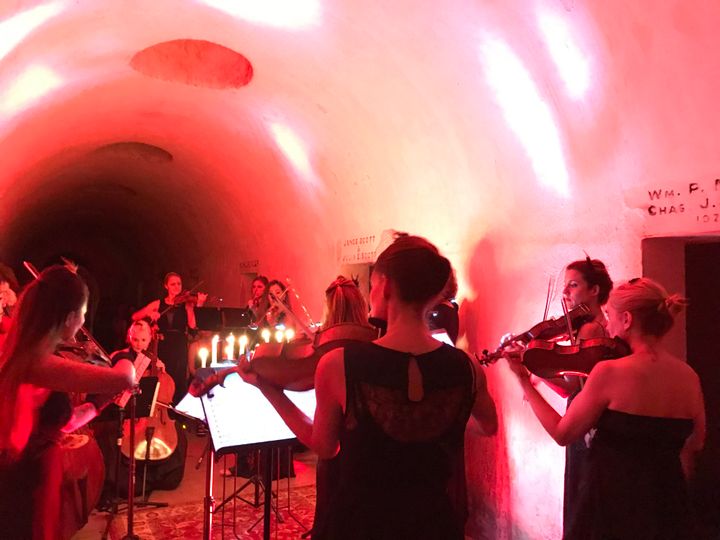 Concert in the Catacombs, Atlas Obscura New York