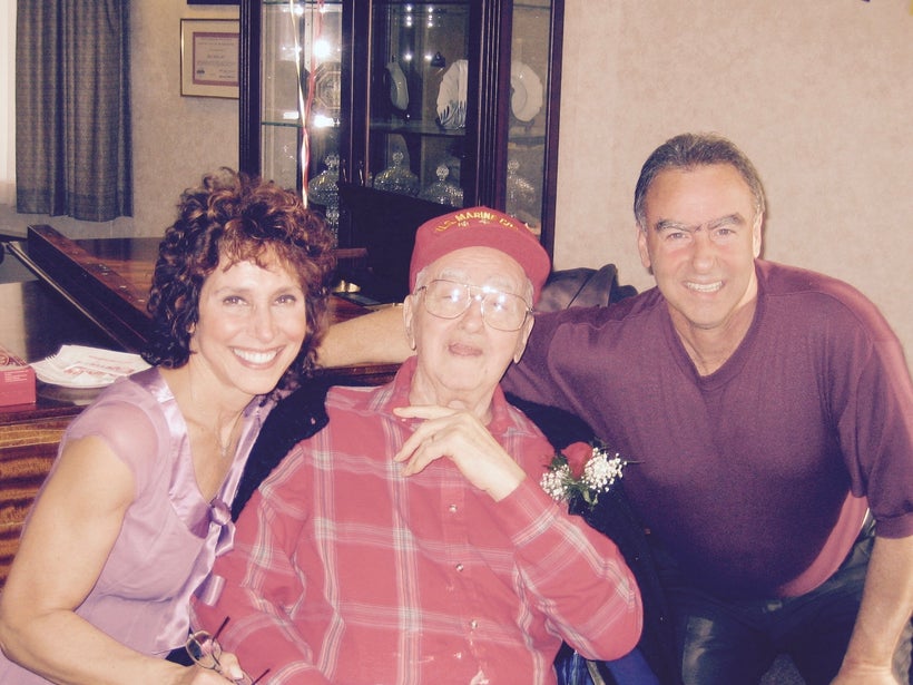 My father in law ‘Tony’ a few months before his passing in 2006 w/my husband Joe.