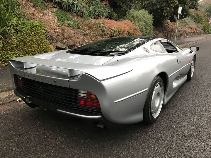 The angle that says it all on the beautiful Jaguar XJ220