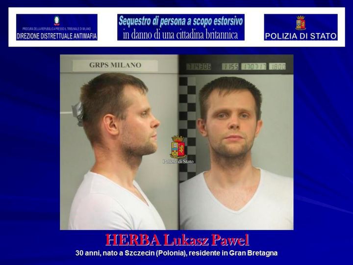 Lukasz Pawel Herba has been arrested on suspicion of kidnap and extortion