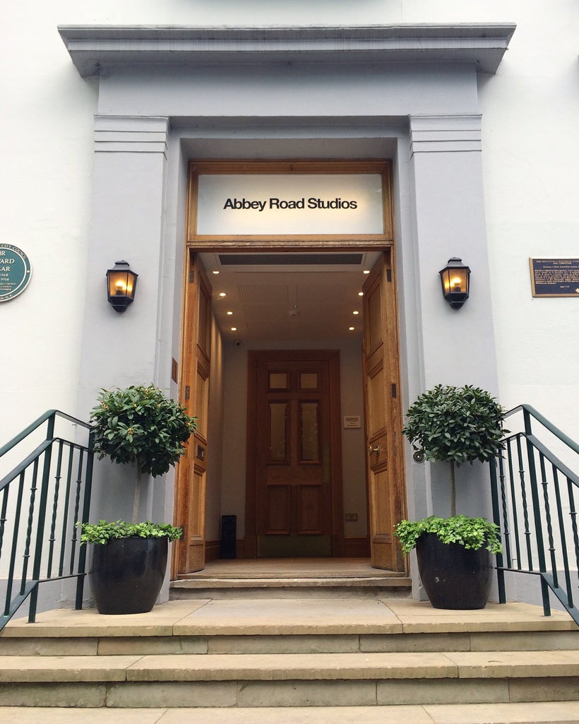 The front of Abbey Road Studios in London.