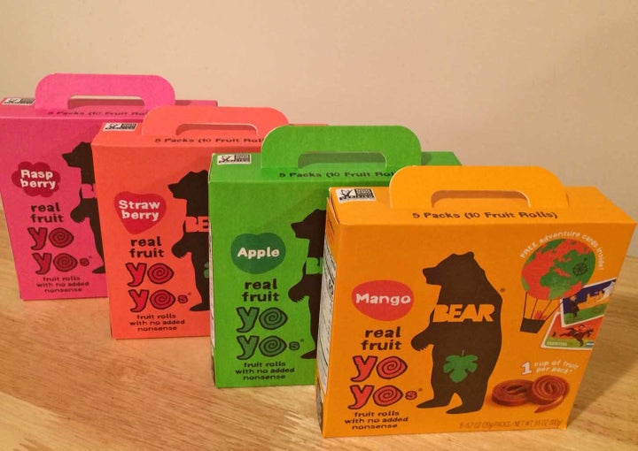 <p>Bear Yoyo fruit rolls</p>