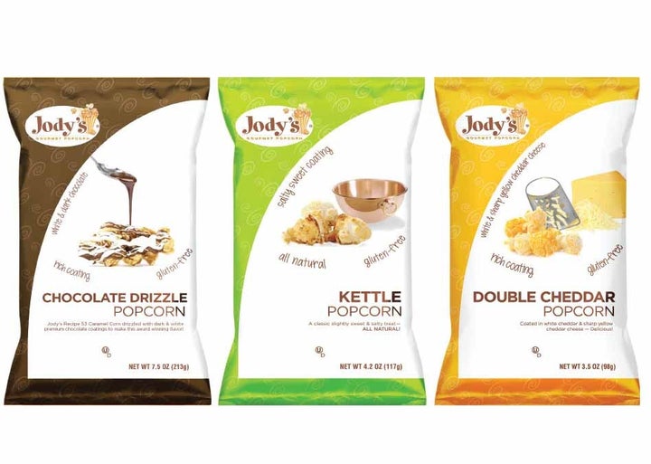 <p>Jody’s Popcorn uses all Non-GMO corn kernels </p>