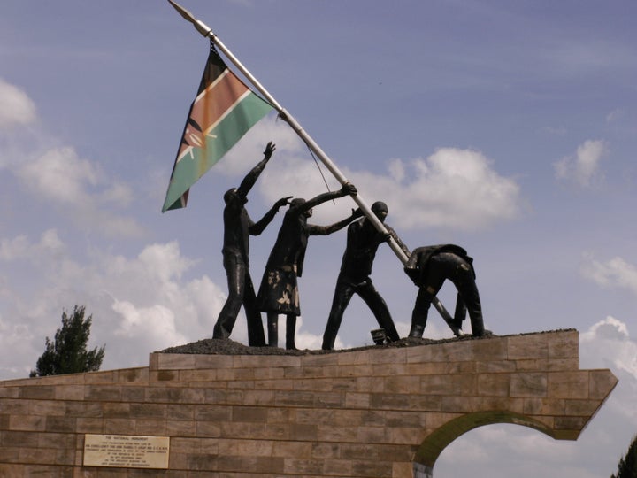 National Monument in Nairobi’s Uhuru Park commemorating independence from British Rule