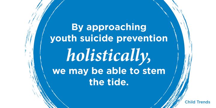 By approaching youth suicide prevention holistically, we may be able to stem the tide. 