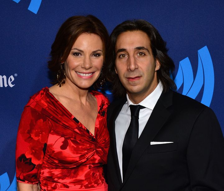 Luann de Lesseps and Jacques Azoulay at the GLAAD Media Awards in 2013.