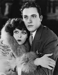 Clara Bow and Buddy Rogers in a scene from Get Your Man 