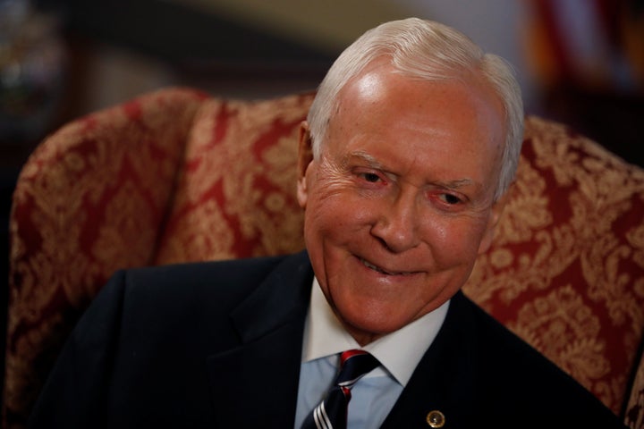 Yes, Sen. Orrin Hatch (R-Utah) said "they shot their wad." No, it doesn't mean what you think it does. Not in this