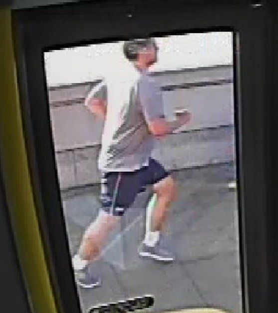Police launched an appeal earlier this week to find the jogger accused of pushing a woman in front of a double decker bus 