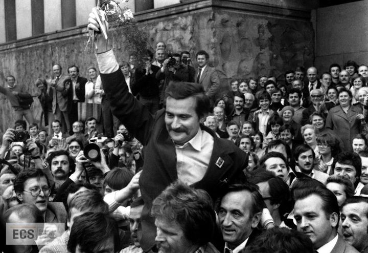 Lech Walesa from Gdansk led the peaceful transformation of Poland