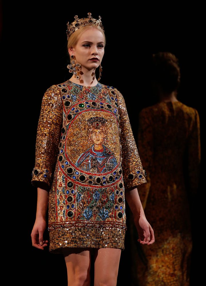 A creation from D&G's Autumn/winter 2013 collection.