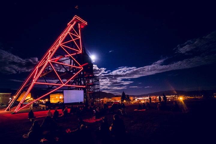 The Iconic Original Headframe at the opening Night of 2016 Film Fest