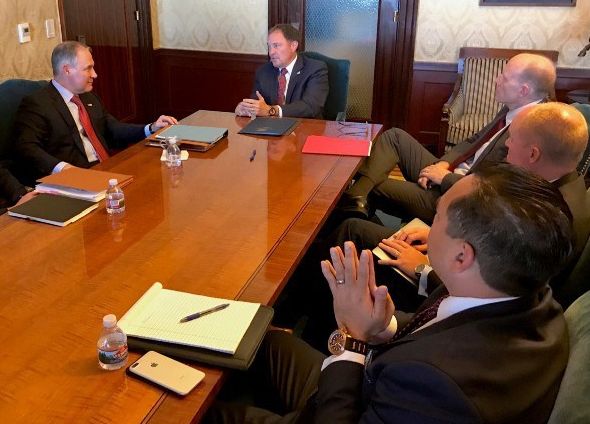 EPA Administrator Scott Pruitt meets with Utah Governor Gary Herbert, Attorney General Sean Reyes, Director of Utah’s Department of Environmental Quality Alan Matheson
