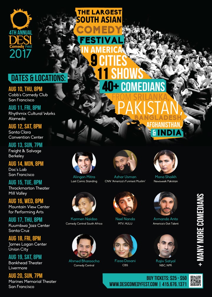 The 4th Annual Desi [south Asian] Comedy Fest San Francisco Bay Area