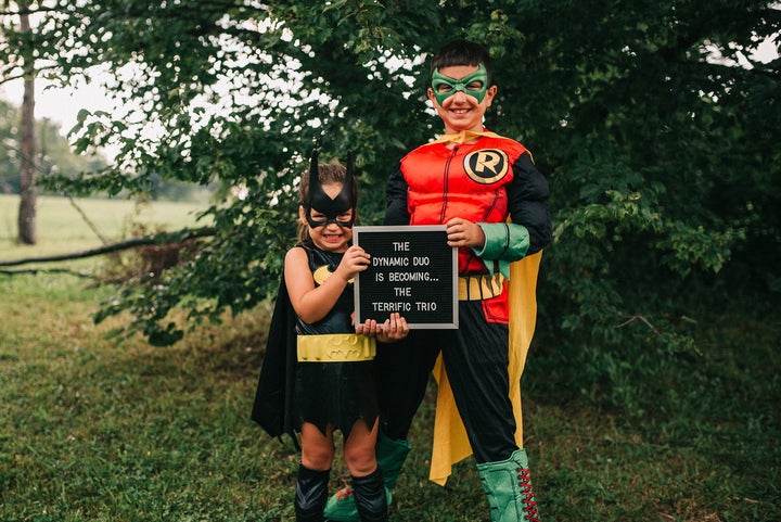 “She rarely leaves the house without at least one article of clothing featuring her favorite superhero,” said Boyer of her daughter Evie.
