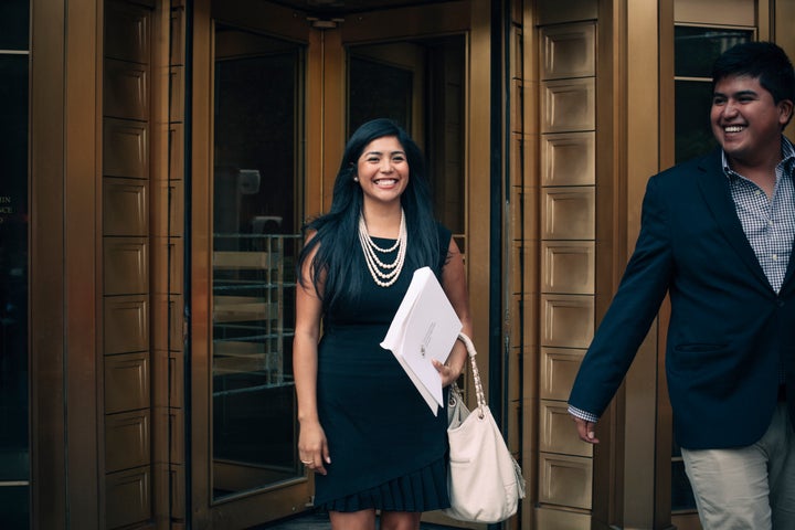 Minutes after I became an American Citizen, walking with my younger brother. 