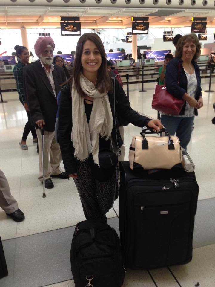 At the airport in Toronto, Canada, heading to Prague, Czech Republic to start my digital nomad journey.