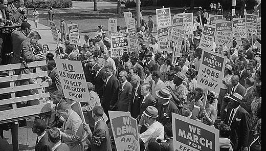 One of history’s many civil rights marches on Washington, D.C.