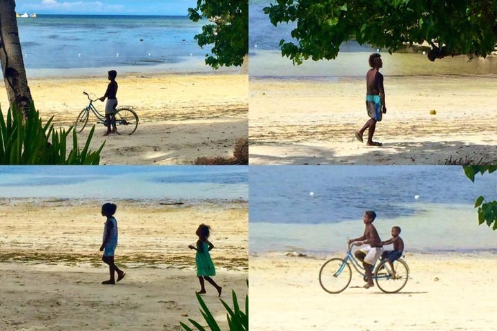 Ati children in Boracay, Philippines