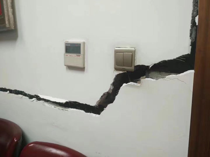 Homes and businesses were damaged by the Aug. 9 earthquake.